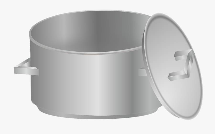 Red Pan Clipart, Vector Clip Art Online, Royalty Free - Metal Pot Clipart, Transparent Clipart