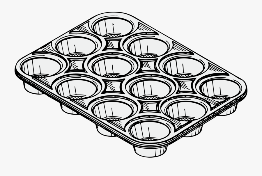 Muffin Pan Clipart , Png Download - Muffin Tin Clipart, Transparent Clipart