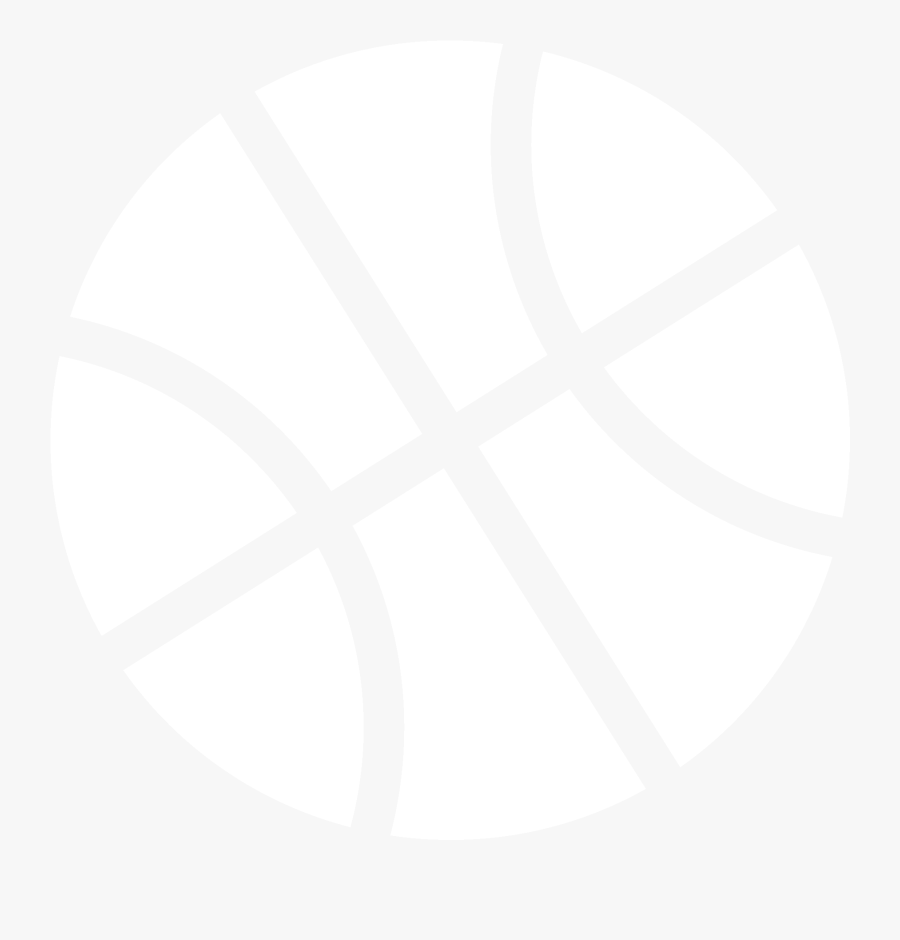 Basketball Logo White Png, Transparent Clipart