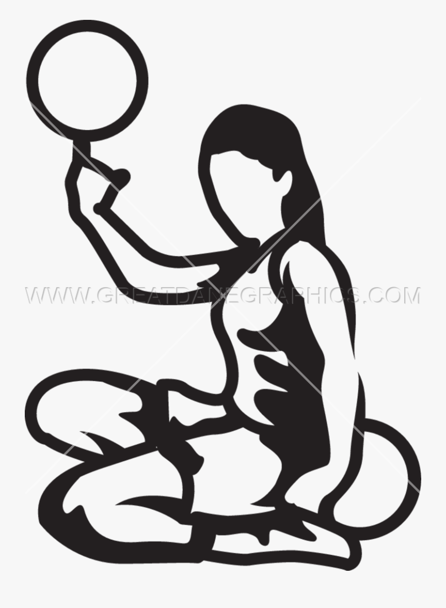 Image Black And White Download Girls Basketball Clipart - Illustration, Transparent Clipart