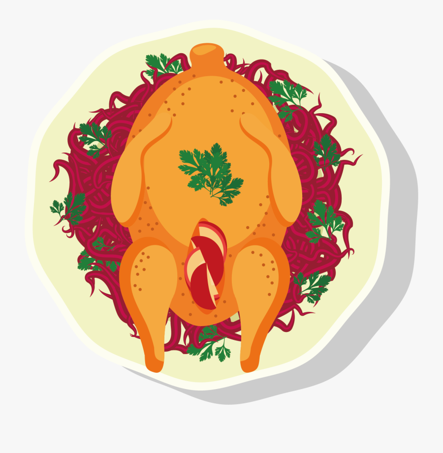 Roast Chicken Drawing At Getdrawings - Roasted Chicken Draw, Transparent Clipart