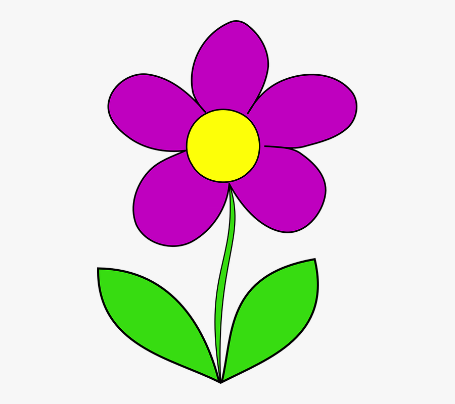 Collection Of Girl Cliparts - Clipart Of Blue Flower, Transparent Clipart