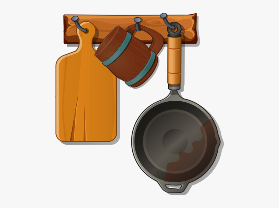 Frying Pan, Transparent Clipart