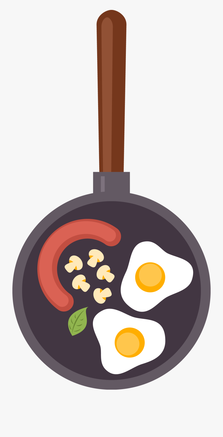Breakfast Fast Food Eating Wok Transprent Png - Freepik Food, Transparent Clipart