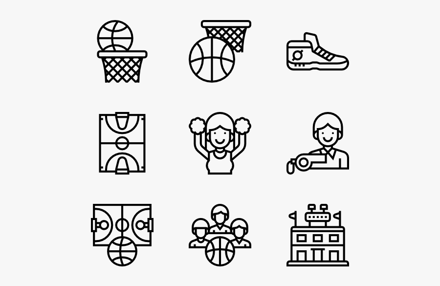 Basketball - Iconos Png Family, Transparent Clipart