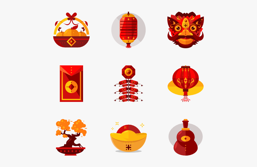 Pinterest Icons Logos And - Chinese New Year Hd Png, Transparent Clipart