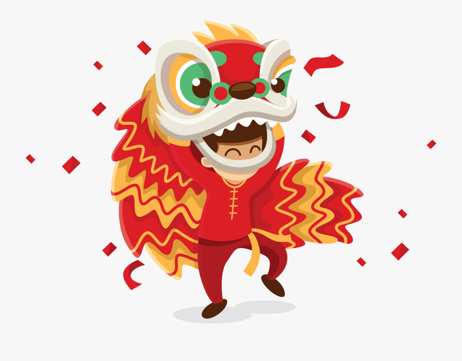 New Year Vector Dragon - Chinese New Year Png, Transparent Clipart
