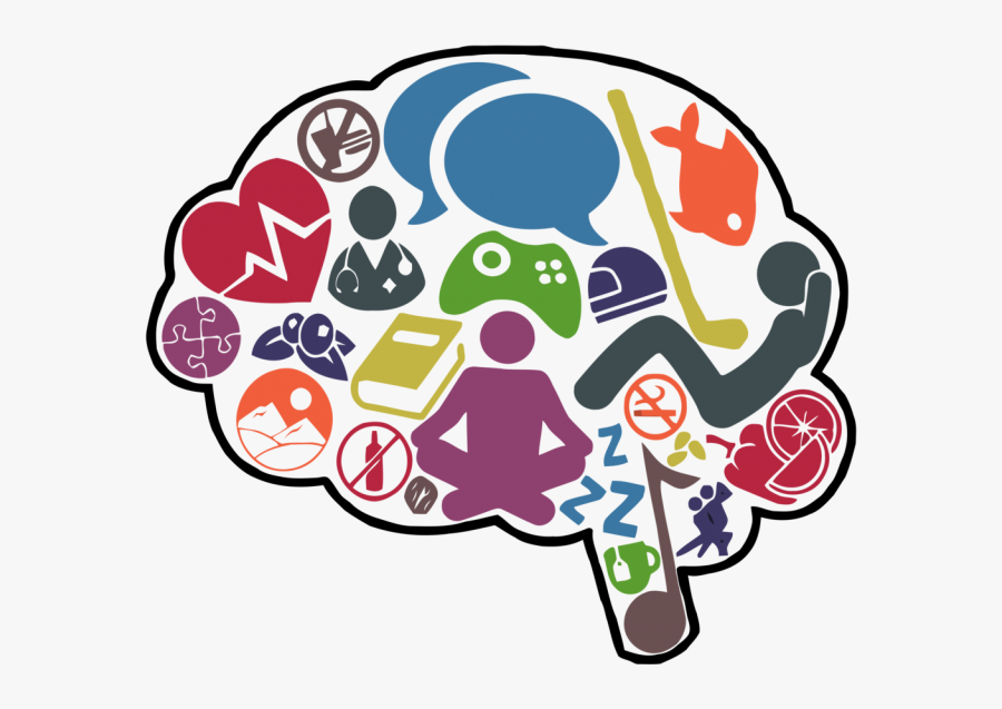 Happy Brain Clip Art, Transparent Clipart