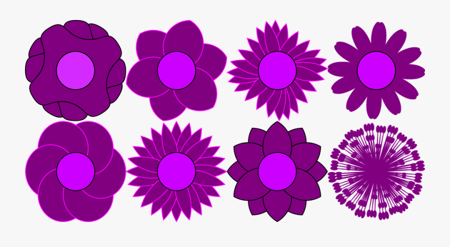 Pattern, Flower, Floral, Bloom, Violet - Minimalist City Posters, Transparent Clipart