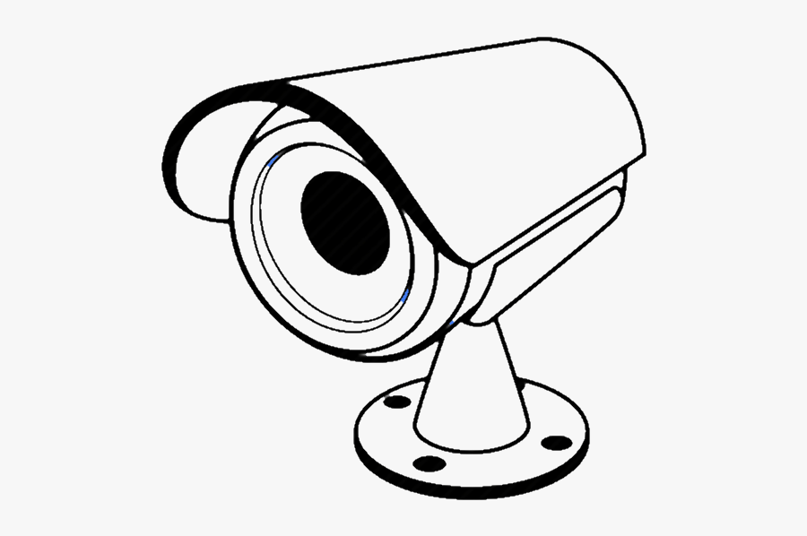 Clip Art Security Camera Drawing - Cctv Camera Clipart Png Hd, Transparent Clipart