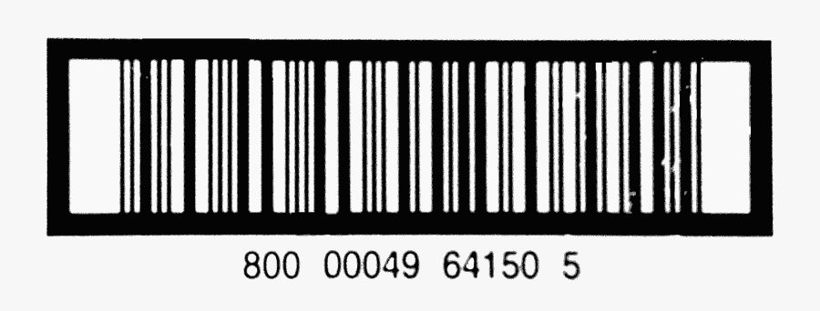 Barcode Clipart Fake - Codigo De Barras Itf 14, Transparent Clipart