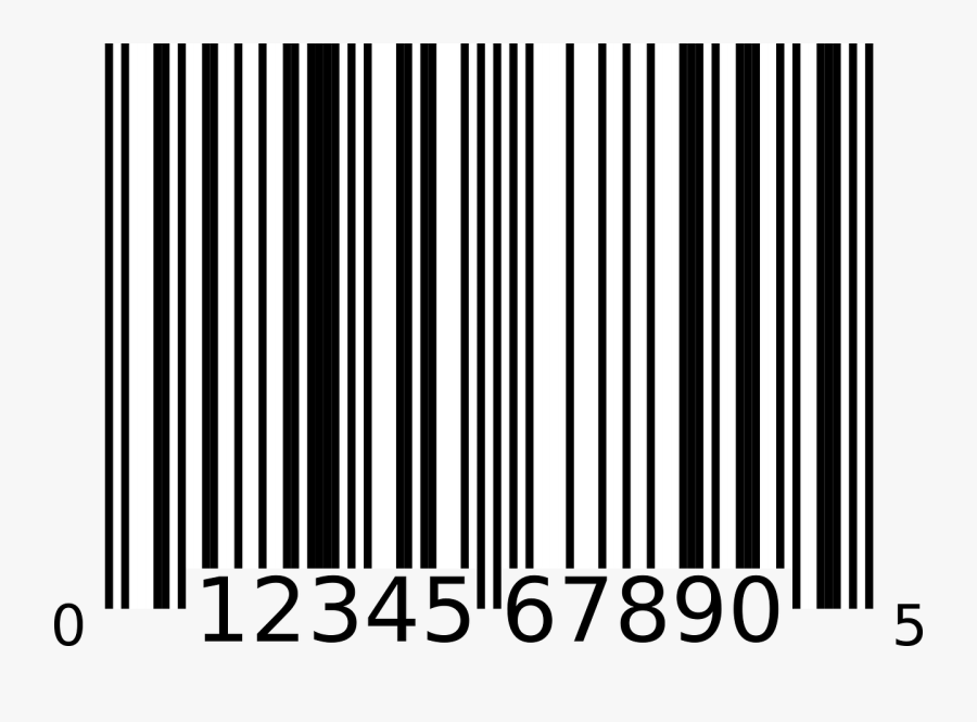 Clip Art Barcode No Background - Codigo De Barra Vector Png, Transparent Clipart