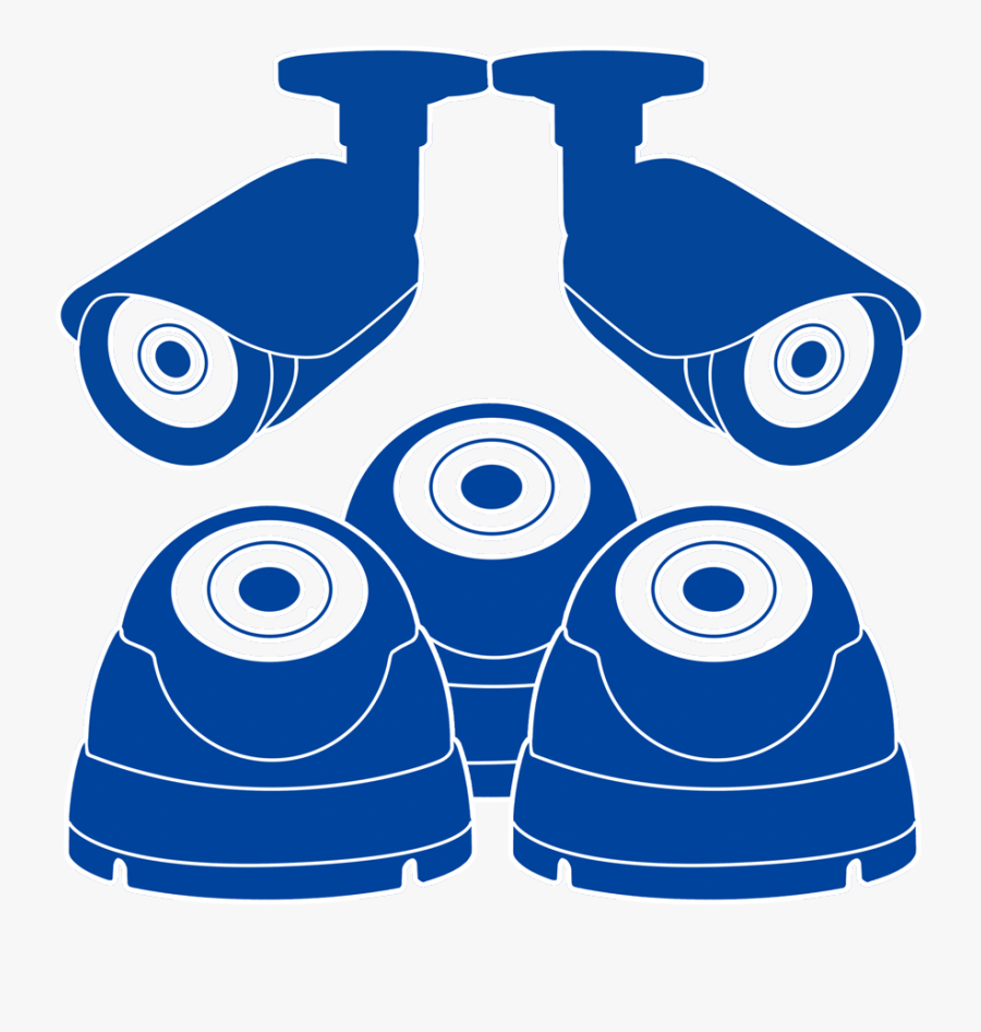 Hd Security Camera Icon - Camera Security System Icon, Transparent Clipart