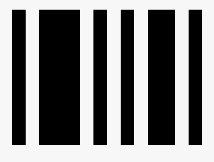 Barcode Icon Barcode And Other - Monochrome, Transparent Clipart