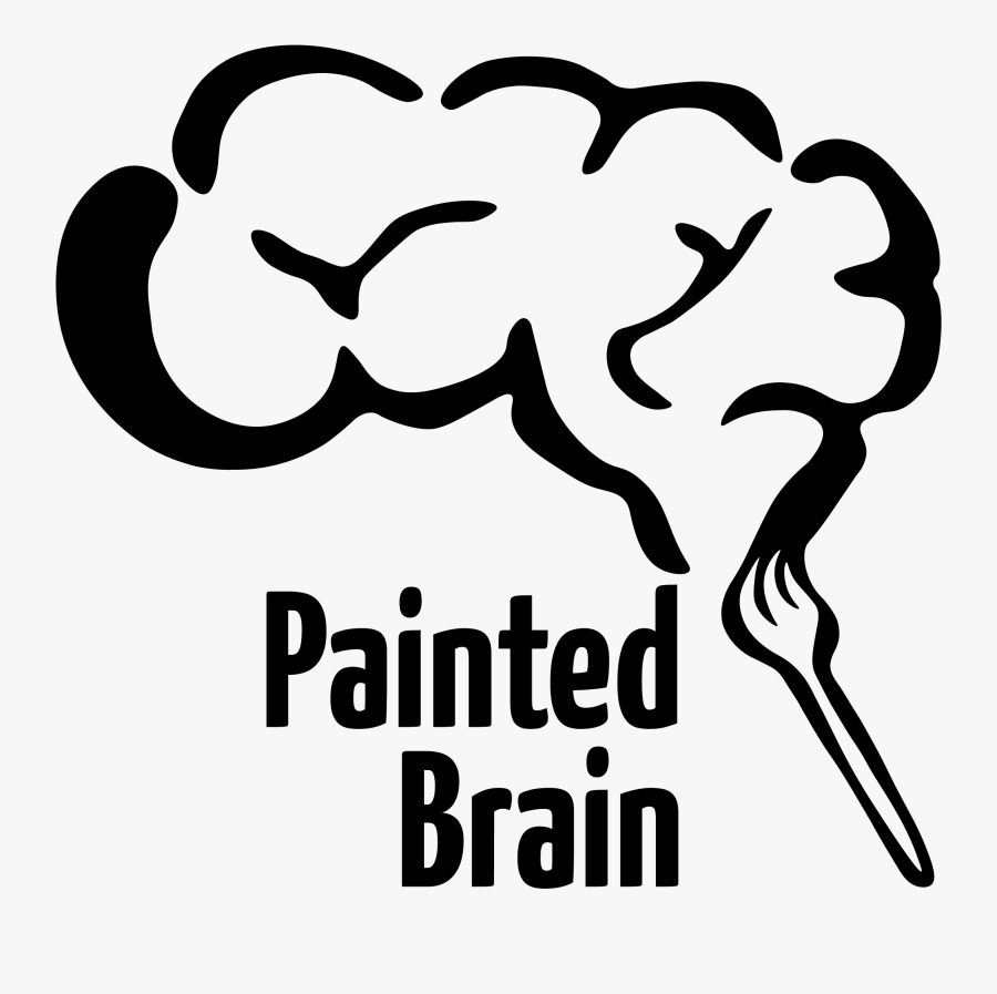 Brain Clipart Mental Health Counseling - Painted Brain, Transparent Clipart