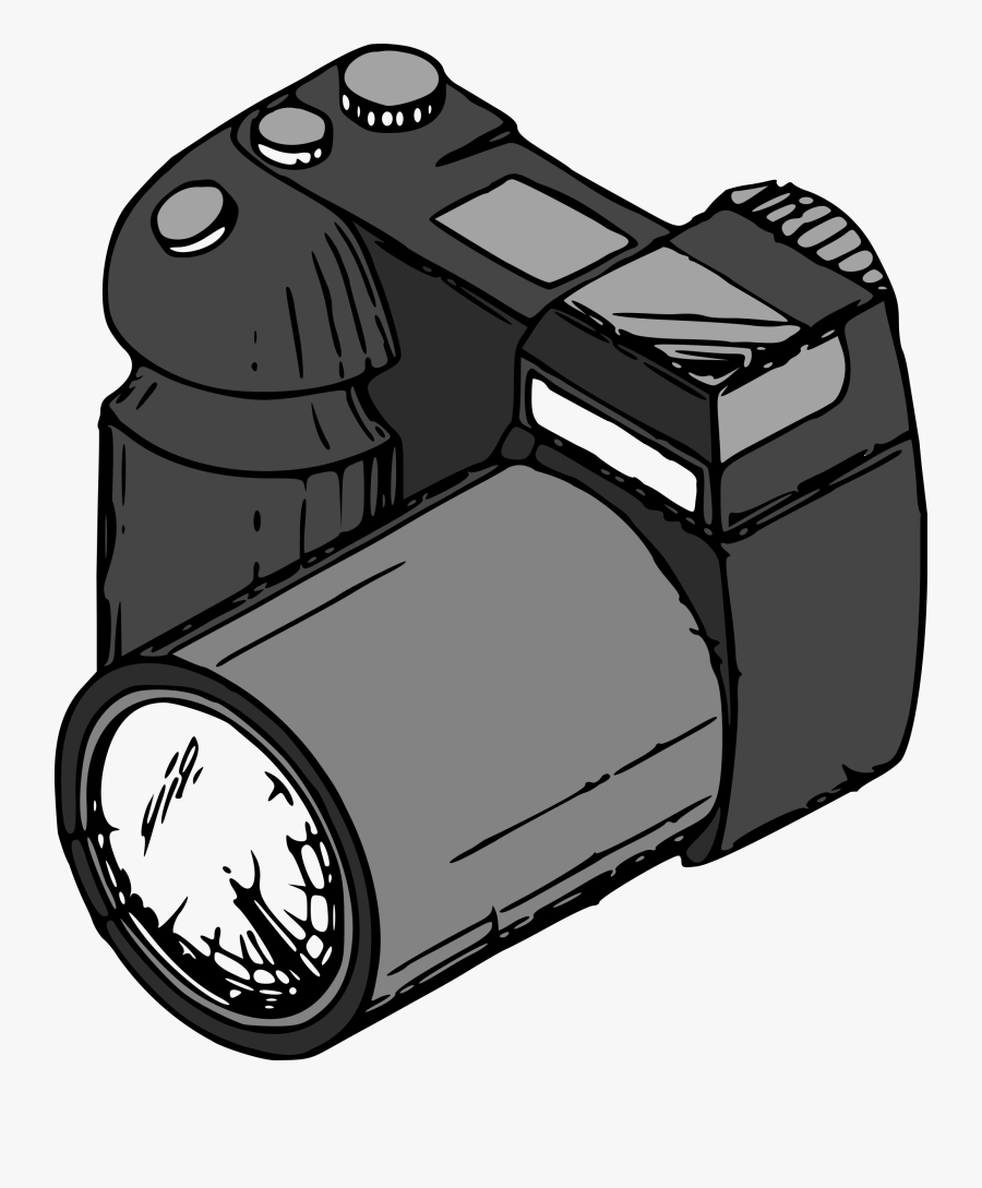 Camera Drawing Png - Colour A Camera Drawing, Transparent Clipart
