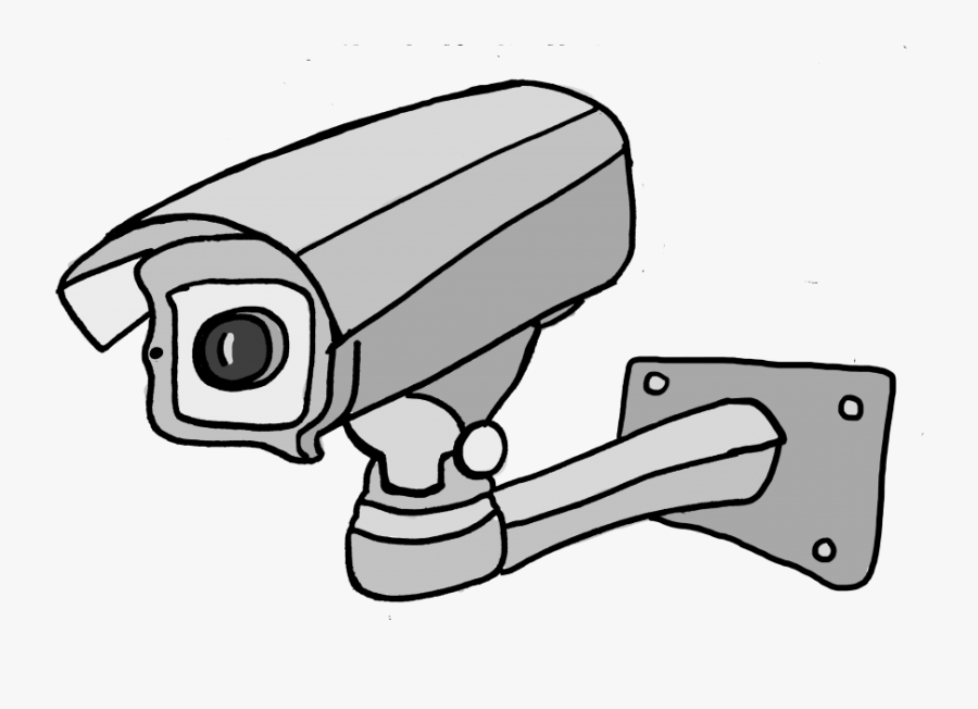 Of Security Cameras Outweigh The Costs - Transparent Security Camera Cartoo...
