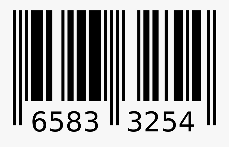 Barcode Ean8 Svg - Bar Code, Transparent Clipart