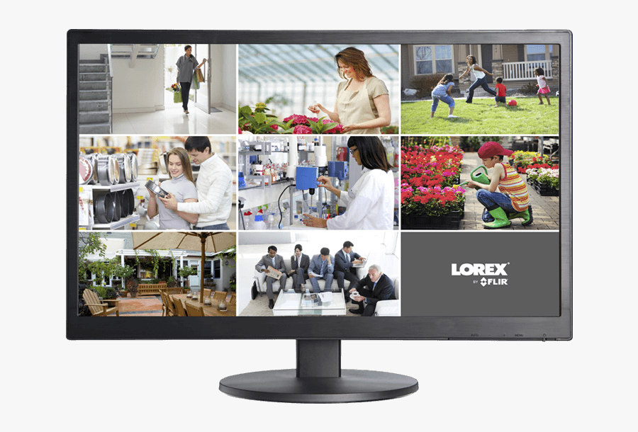 K Ultra Hd - Monitor Cctv Camera Screen, Transparent Clipart