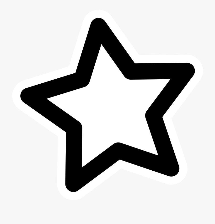 Black-star - Black Star Clipart Transparent, Transparent Clipart