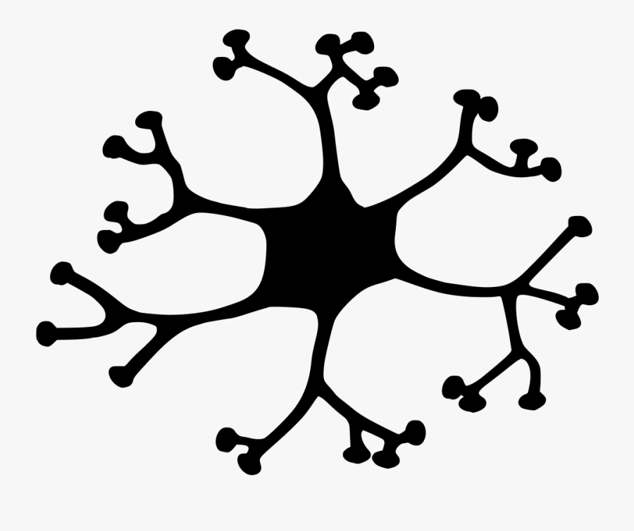Brain Neurons Clipart - Brain Cell Clipart, Transparent Clipart