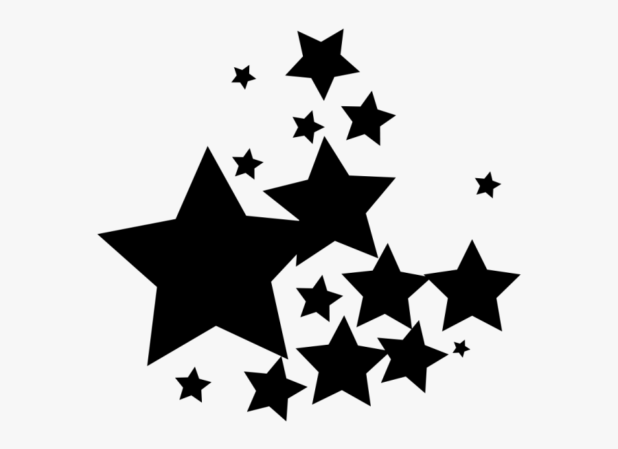 Star Cliparts Transparent Png Format - Black Star No Background, Transparent Clipart