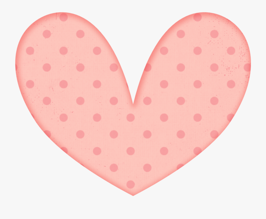 Free Polka Dot Heart Digital Clipart Karen Cookie Jar - Polka Dots Heart Clipart, Transparent Clipart