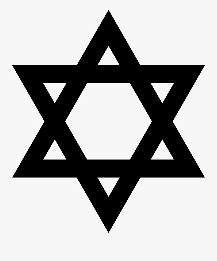 Best Free White Star Of David Transparent Vector Drawing - Star Of David Transparent, Transparent Clipart