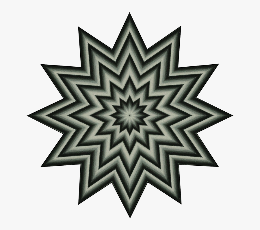 Star Clipart - Kaleidoscope Patterns, Transparent Clipart