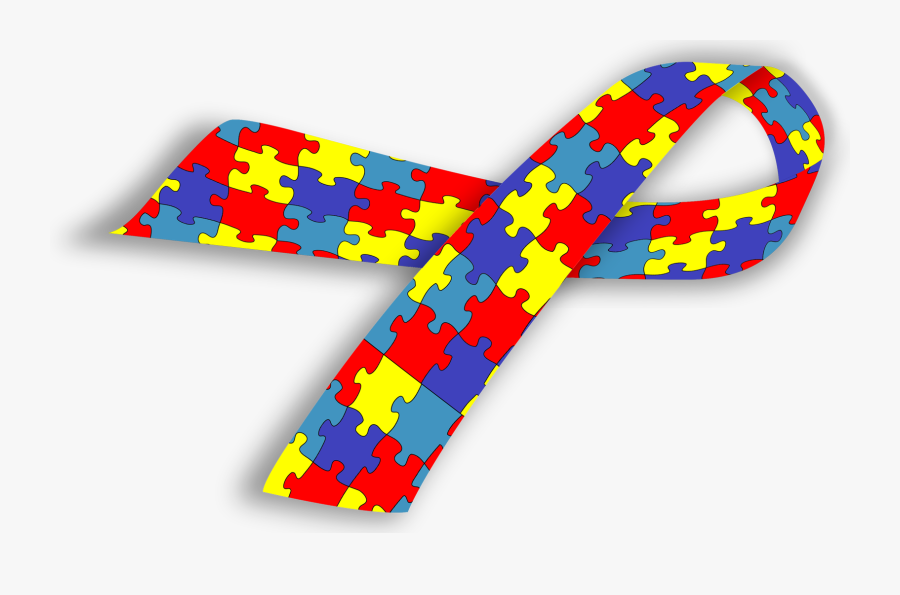 New Research Links Autism To Cancer - Transparent Autism Awareness Ribbon, Transparent Clipart