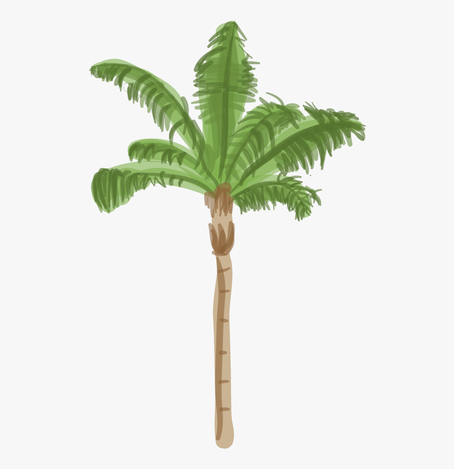 La Palm Trees Png, Transparent Clipart