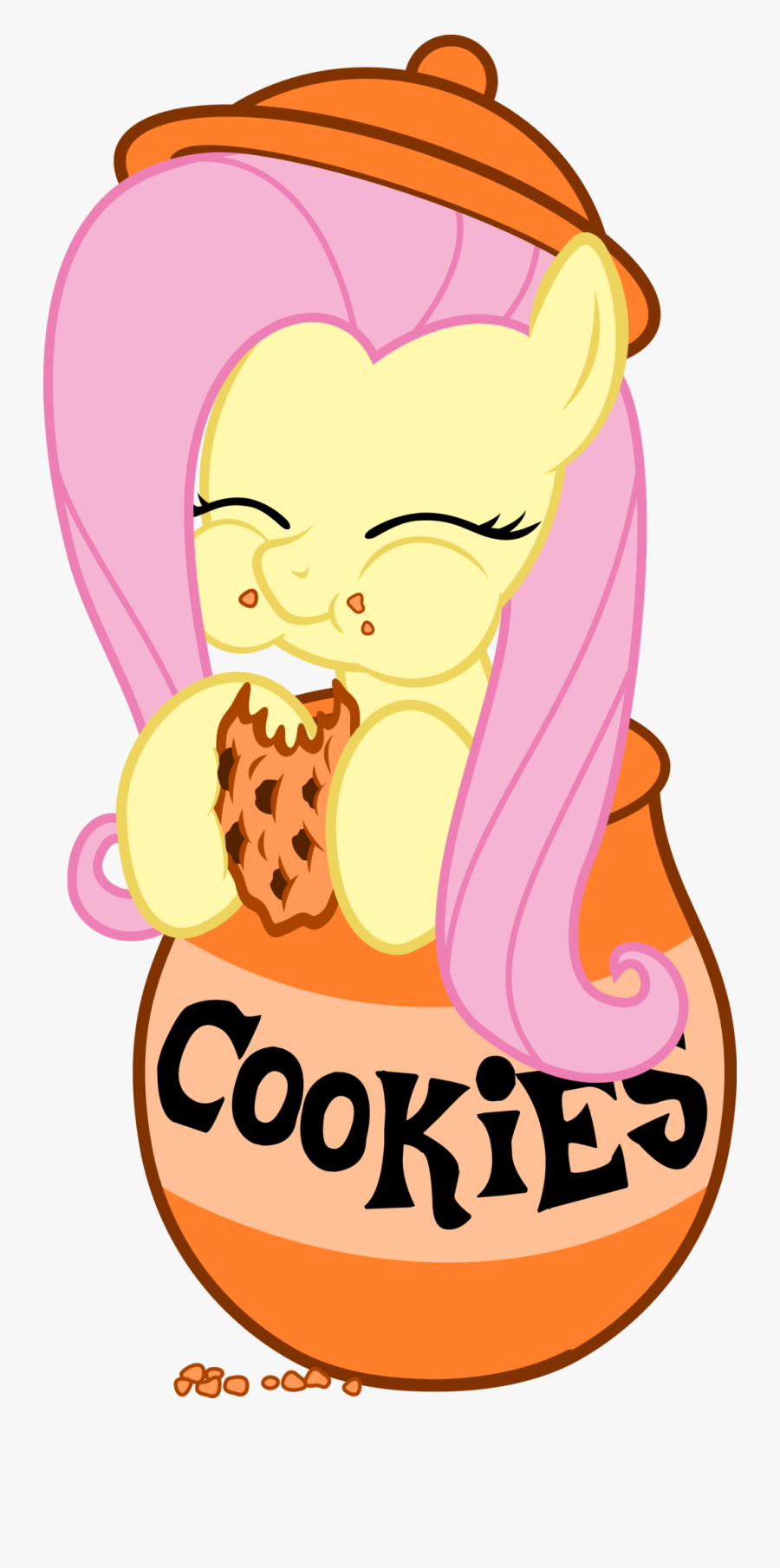 Clipart Library Stock Artist Filpapersoul Cookie - Fluttershy Cookies, Transparent Clipart