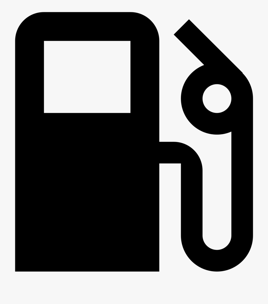 Clip Art Gas Station Symbols - Gas Station Svg, Transparent Clipart