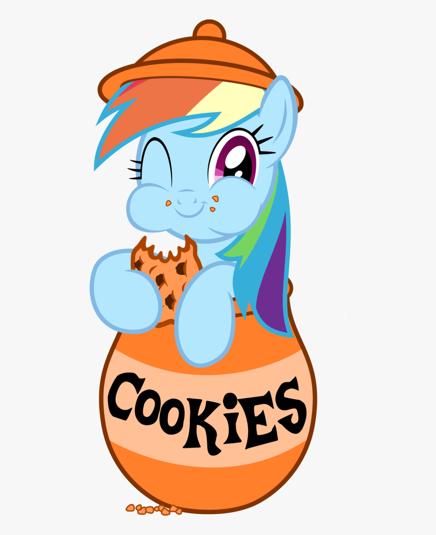 Svg Library Jar Vector Cookie - Mlp Rainbow Dash Cookies, Transparent Clipart
