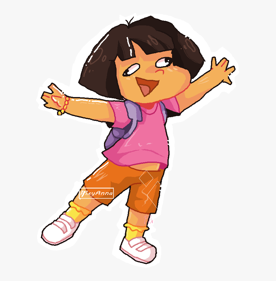 A Kid With And Skicophrenia By Pixy - Dora The Explorer Autistic, Transparent Clipart