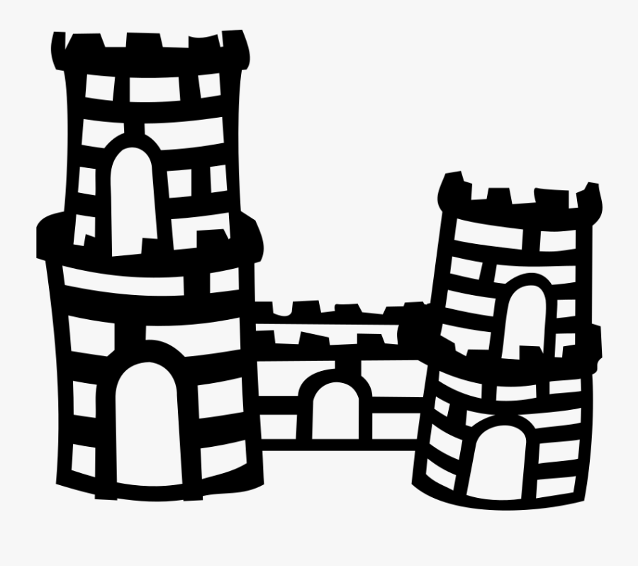 Fish Castle Clipart - Fish Castle Clipart Black And White, Transparent Clipart