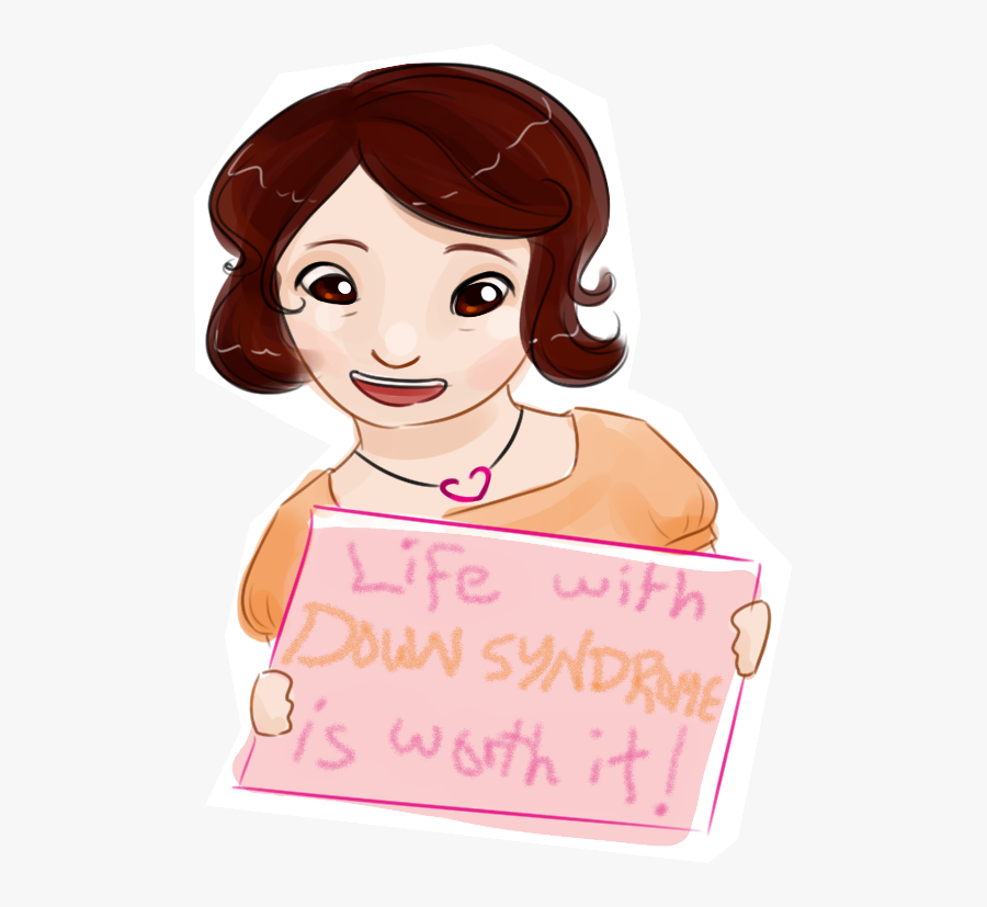 Clip Art Down Syndrome Clip Art - Draw Cartoon Down Syndrome, Transparent Clipart