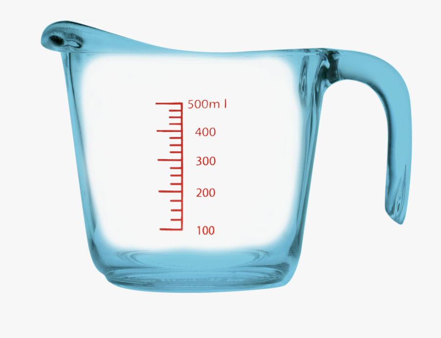 Transparent Glass Of Water Png - Transparent Measuring Cup Png, Transparent Clipart