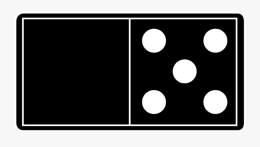 7 Best Image Of Printable Dominoes Through 20 - Domino Clipart, Transparent Clipart