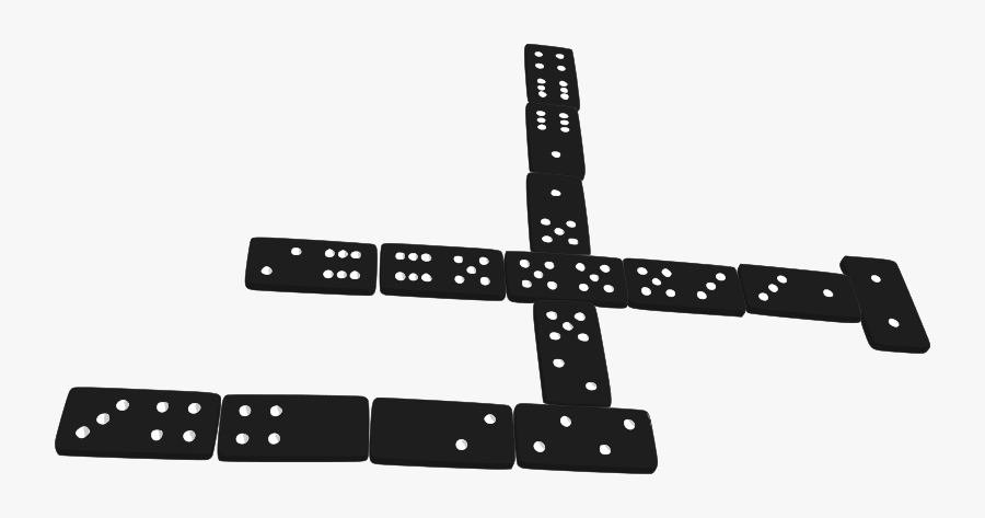 Tiled Dominoes - Dominoes Game Transparent Background, Transparent Clipart