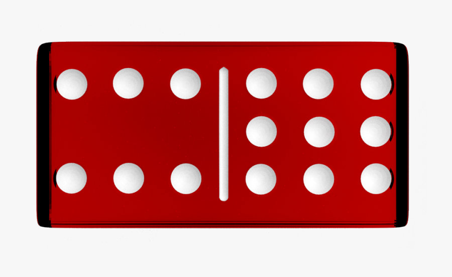 Acrylic Com - Red Domino Clipart, Transparent Clipart