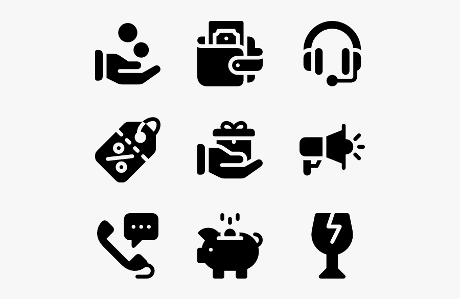 E-commerce - Icone Support, Transparent Clipart