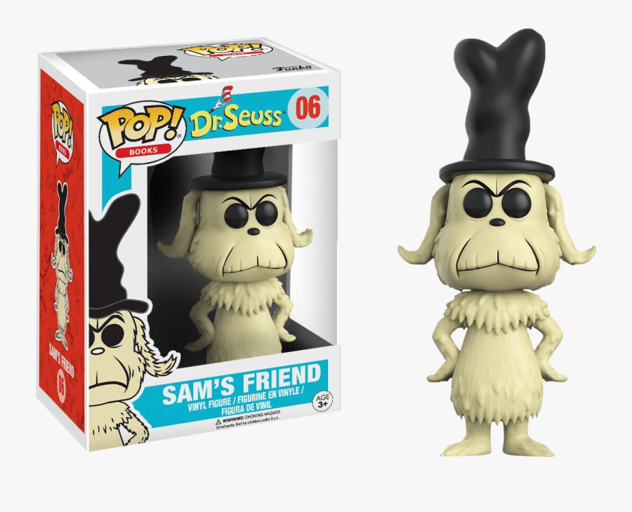 Green Eggs And Ham Funko Pop , Transparent Cartoons - Funko Pop Sams Friend, Transparent Clipart