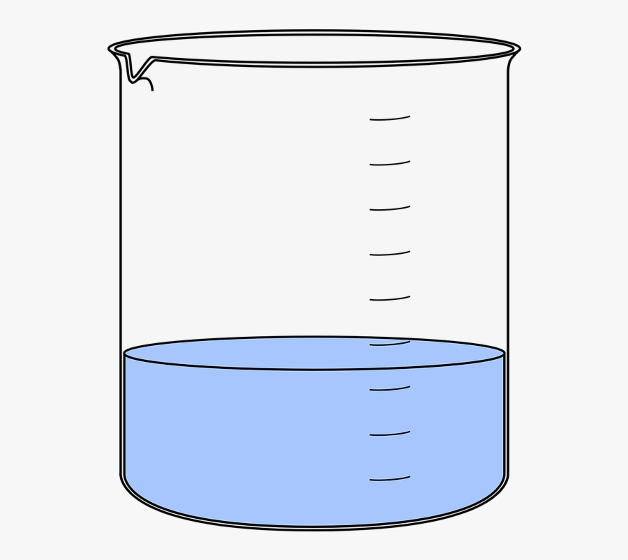 Beaker Vaporwave Palm Trees Glass Clipart Free Transparent - Vaso De Precipitado Dibujo, Transparent Clipart