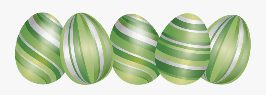 Green Easter Eggs Png, Transparent Clipart