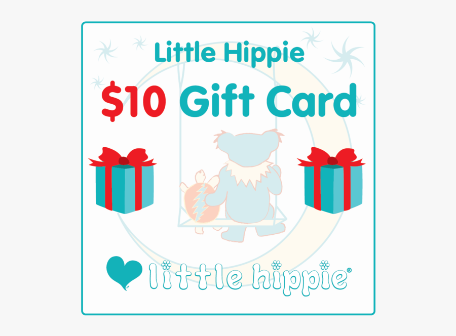 Little Hippie $10 Gift Card, Transparent Clipart