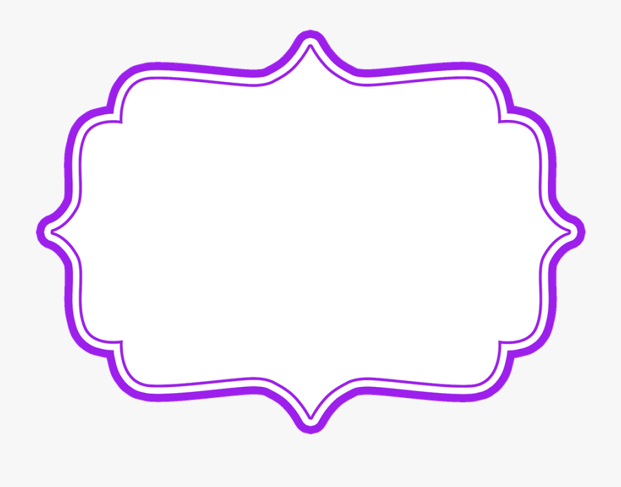 Vector Freeuse Stock Minus Say Hello Borders - Plaquinha Framer, Transparent Clipart