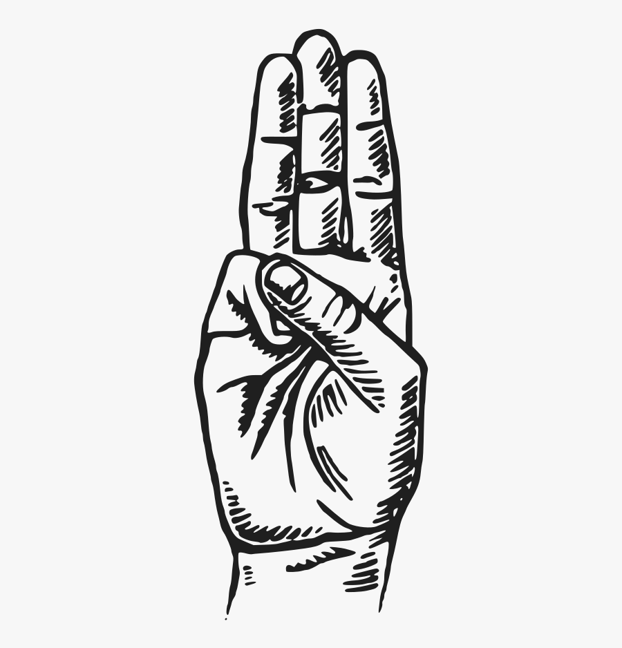 Sign Doing That Crazy - Scout And Guide Sign, Transparent Clipart