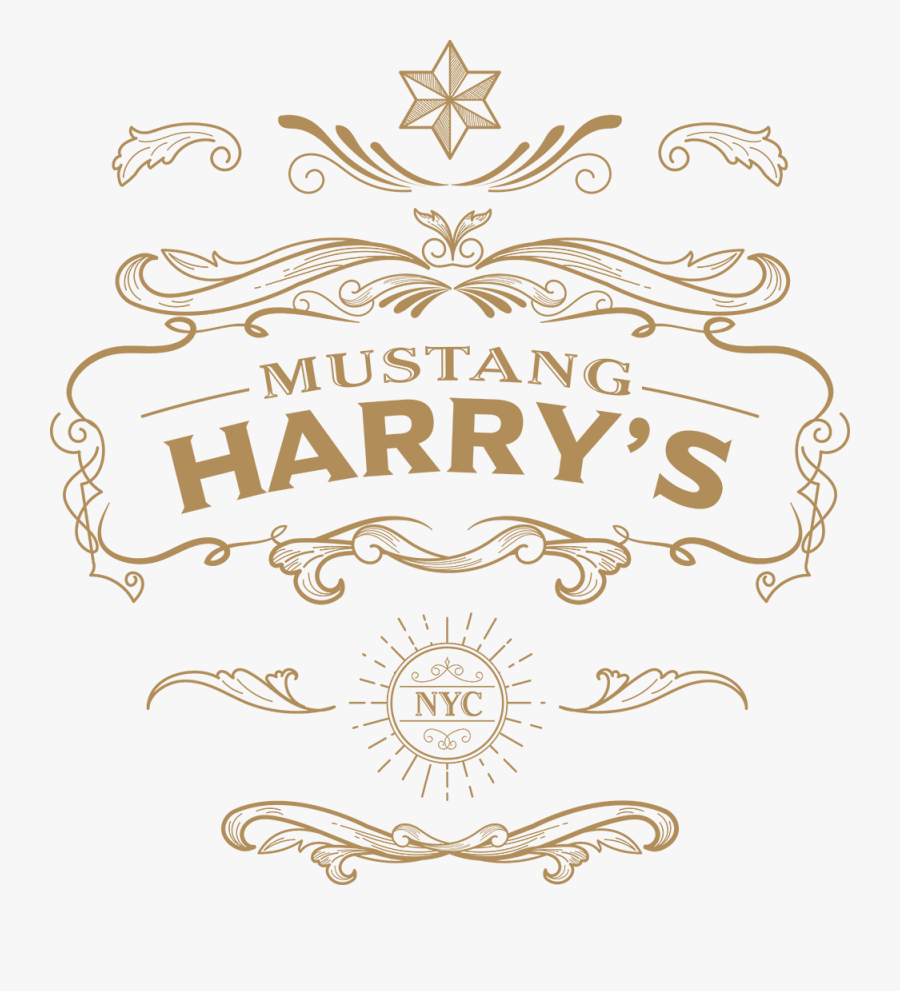 Mustang Harry's Logo, Transparent Clipart
