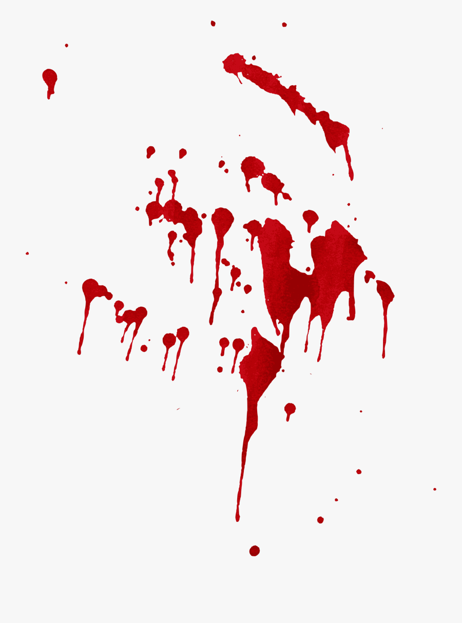 8 Blood Splatter Drip - Blood Splatter Transparent, Transparent Clipart